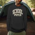 Retro Wildflower School Psych Teacher School Psychologist Men Hoodie, novelty gifts, funny gifts