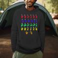 Sign Language Alphabet For ASL Interpreter Deaf Teacher Stud For Men Women Girls Kids Men Hoodie, novelty gifts, funny gifts