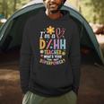 Special Education ASL Teacher Superpower DHH Teacher Men Hoodie, novelty gifts, funny gifts