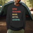 Sped Teacher Man Myth Legend Men Hoodie, novelty gifts, funny gifts Sped Teacher Man Myth Legend Men Hoodie, novelty gifts, funny gifts