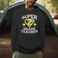 Super 2nd Grade Teacher Hero Men Hoodie, novelty gifts, funny gifts