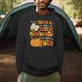I Teach The Coolest Pumpkins In The Patch Teacher Halloween Men Hoodie, novelty gifts, funny gifts