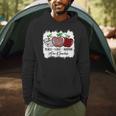 Teach Love Inspire Pre-k Teacher Apple Leopard Red Plain Men Hoodie, novelty gifts, funny gifts