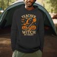 Teacher By Day Witch By Night Halloween Teacher Witch Men Hoodie, novelty gifts, funny gifts