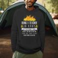 Being a Teacher Is Easy Everything Is On Fire T-Shirt For Men Women Kids Men Hoodie, novelty gifts, funny gifts