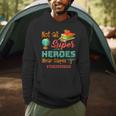 Teacher Not All Superheroes Wear Capes Teacher Squad Men Hoodie, novelty gifts, funny gifts