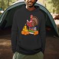 Turkey Reading Books Fall Thanksgiving Teacher Book Men Hoodie, novelty gifts, funny gifts Turkey Reading Books Fall Thanksgiving Teacher Book Men Hoodie, novelty gifts, funny gifts