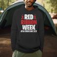 We Wear Red For Red Ribbon Week Awareness Mothers Teachers Men Hoodie, novelty gifts, funny gifts We Wear Red For Red Ribbon Week Awareness Mothers Teachers Men Hoodie, novelty gifts, funny gifts
