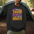Will Trade Students For Donuts Halloween Teacher Men Hoodie, novelty gifts, funny gifts Will Trade Students For Donuts Halloween Teacher Men Hoodie, novelty gifts, funny gifts