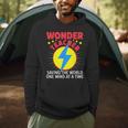 Wonder Teacher Costume Shirt Teacher Halloween Costume Men Women Men Hoodie, novelty gifts, funny gifts