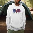 American Flag Teach Love Freedom Preschool Teacher 4th July Men Hoodie, novelty gifts, funny gifts