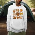 Coquette Teach Teacher Bows Thanksgiving Turkey Fall Autumn Men Hoodie, novelty gifts, funny gifts