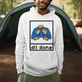 All Done Sign Language Speech Pathology Aac Sped Teacher Men Hoodie, novelty gifts, funny gifts