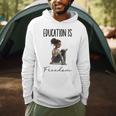 Education Is Freedom Teacher Books Black History Month Men Hoodie, novelty gifts, funny gifts