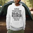 Halloween Gym Teacher Prisoner Costume Men Hoodie, novelty gifts, funny gifts