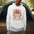 I Teach In My Pajamas Teacher Sunset Bear Retro Men Hoodie, novelty gifts, funny gifts