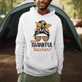 Thanksgiving Shirt Teacher Women Messy Bun Thankful Teacher Men Hoodie, novelty gifts, funny gifts Thanksgiving Shirt Teacher Women Messy Bun Thankful Teacher Men Hoodie, novelty gifts, funny gifts