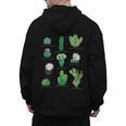 10 Types Of Cactus Succulent Teacher Chart Cactus Lover Tee Men's Hoodie Back Print, trending gift