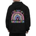 100th Day Of Kindergarten Teacher Kids 100 Days Smarter Men's Hoodie Back Print, trending gift