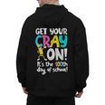 100th Day Of School Get Your Cray On Teacher Men's Hoodie Back Print, trending gift 100th Day Of School Get Your Cray On Teacher Men's Hoodie Back Print, trending gift