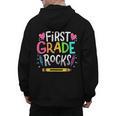 1st Grade Teacher Men's Hoodie Back Print, trending gift