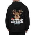2nd Grade Teacher Christmas Second Grade Squad Reindeer Xmas For Men Women Kids Men's Hoodie Back Print, 2nd Grade Teacher Gifts, trending gift