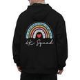 4K Squad Crew Team Teacher Kindergarten Kinder Elementary Men's Hoodie Back Print, trending gift