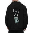 6 7 Matching Teachers Halloween Costume Raccoon Men's Hoodie Back Print, trending gift