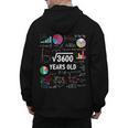 60 Year Old Math Teacher Square Root Of 3600 60th Birthday Men's Hoodie Back Print, trending gift