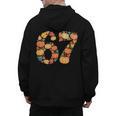 67 6 7 Fall Leaves For Teachers 67 Teacher Men's Hoodie Back Print, trending gift 67 6 7 Fall Leaves For Teachers 67 Teacher Men's Hoodie Back Print, trending gift
