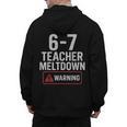 67 Don't Say 6-7 Again Teacher Shirt 67 Sarcastic Meme Men's Hoodie Back Print, trending gift