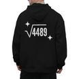 67 Meme Square Root 4489 Slang Math Teacher Men Women Men's Hoodie Back Print, trending gift