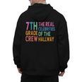 7th Grade Crew The Real Celebrities Of The Hallway Teacher Men's Hoodie Back Print, trending gift