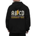 ABCD Kindergarten Rocks Pencil Lightning Students Teachers Men's Hoodie Back Print, trending gift