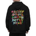 ABCs Learning Kindergarten Teacher Christmas Lights Alphabet For Men Women Kids Men's Hoodie Back Print, trending gift