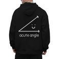 Acute Angle Cute Math Teacher Men's Hoodie Back Print, trending gift