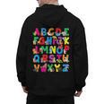 Alphabet Animals ABCs Zoo Kids Boys Girls Teacher Men's Hoodie Back Print, trending gift Alphabet Animals ABCs Zoo Kids Boys Girls Teacher Men's Hoodie Back Print, trending gift