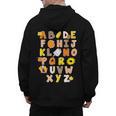 Alphabet Turkey Thanksgiving Costume Preschool Teacher Men Women Men's Hoodie Back Print, trending gift Alphabet Turkey Thanksgiving Costume Preschool Teacher Men Women Men's Hoodie Back Print, trending gift