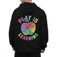 Apple Retro Play Is Learning Kindergarten Teacher Daycare Men's Hoodie Back Print, trending gift Apple Retro Play Is Learning Kindergarten Teacher Daycare Men's Hoodie Back Print, trending gift