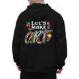 Lets Make Art Colerful Artists Painter Art Teacher Men Women Girls Kids Men's Hoodie Back Print, trending gift