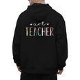 Art Teacher Cute Floral Men's Hoodie Back Print, trending gift Art Teacher Cute Floral Men's Hoodie Back Print, trending gift
