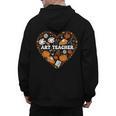 Art Teacher Heart Autumn Thanksgiving Kids Men's Hoodie Back Print, trending gift Art Teacher Heart Autumn Thanksgiving Kids Men's Hoodie Back Print, trending gift