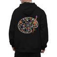 Art Teacher Pumpkin Scary Halloween Costume Men Women Men's Hoodie Back Print, trending gift Art Teacher Pumpkin Scary Halloween Costume Men Women Men's Hoodie Back Print, trending gift