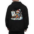 Artist Gingerbread Painter Art Teacher Student Christmas Men's Hoodie Back Print, trending gift