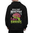 Assistant Principals Love Brains Zombie Teacher Halloween Men's Hoodie Back Print, trending gift Assistant Principals Love Brains Zombie Teacher Halloween Men's Hoodie Back Print, trending gift