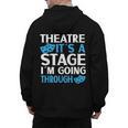 Theater Teacher Drama Teacher Theater Nerd Actor Men Women Kids Men's Hoodie Back Print, trending gift
