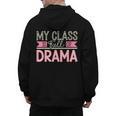 Theatre School Drama Class Musical Theater Drama Teacher Men's Hoodie Back Print, trending gift