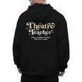Theatre Teacher Back To School Essential Must Have Men's Hoodie Back Print, trending gift