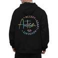Autism Awareness Accept Adapt Advocate Autism Mom Teacher Men's Hoodie Back Print, Couple Gifts, trending gift Autism Awareness Accept Adapt Advocate Autism Mom Teacher Men's Hoodie Back Print, Couple Gifts, trending gift