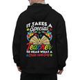 Autism Awareness Teacher Shirts It Takes A Special Teacher Men's Hoodie Back Print, trending gift